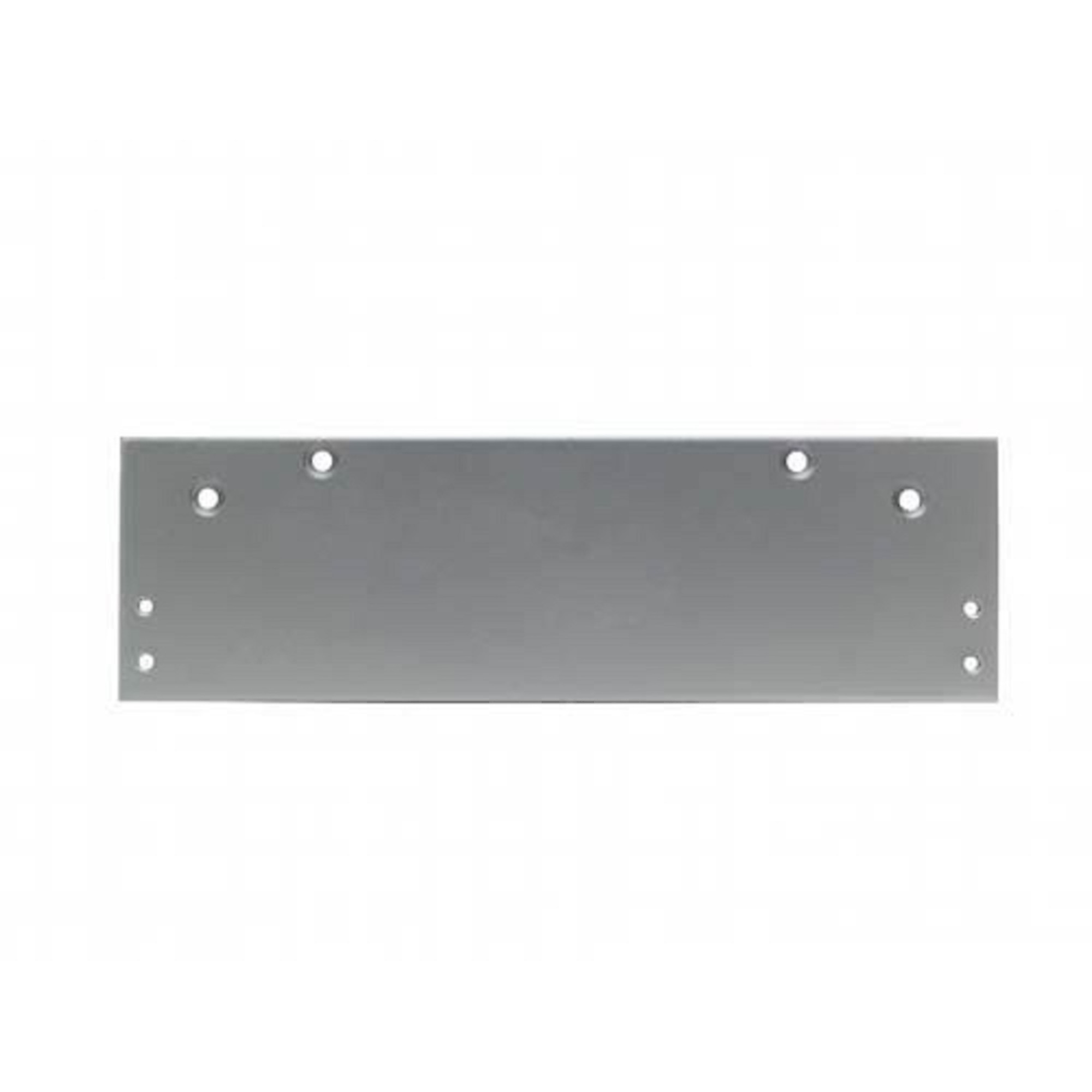 Global Door Controls, 3-1/4 in. Drop Plate in Aluminum, #DP-1214-AL